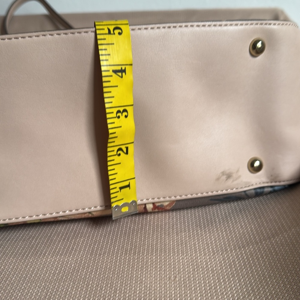 Nine West Neutral Floral Print Satchel/Tote - Picture 13 of 13